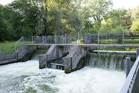 Wehr am Eisenhammer Eckersmühlen